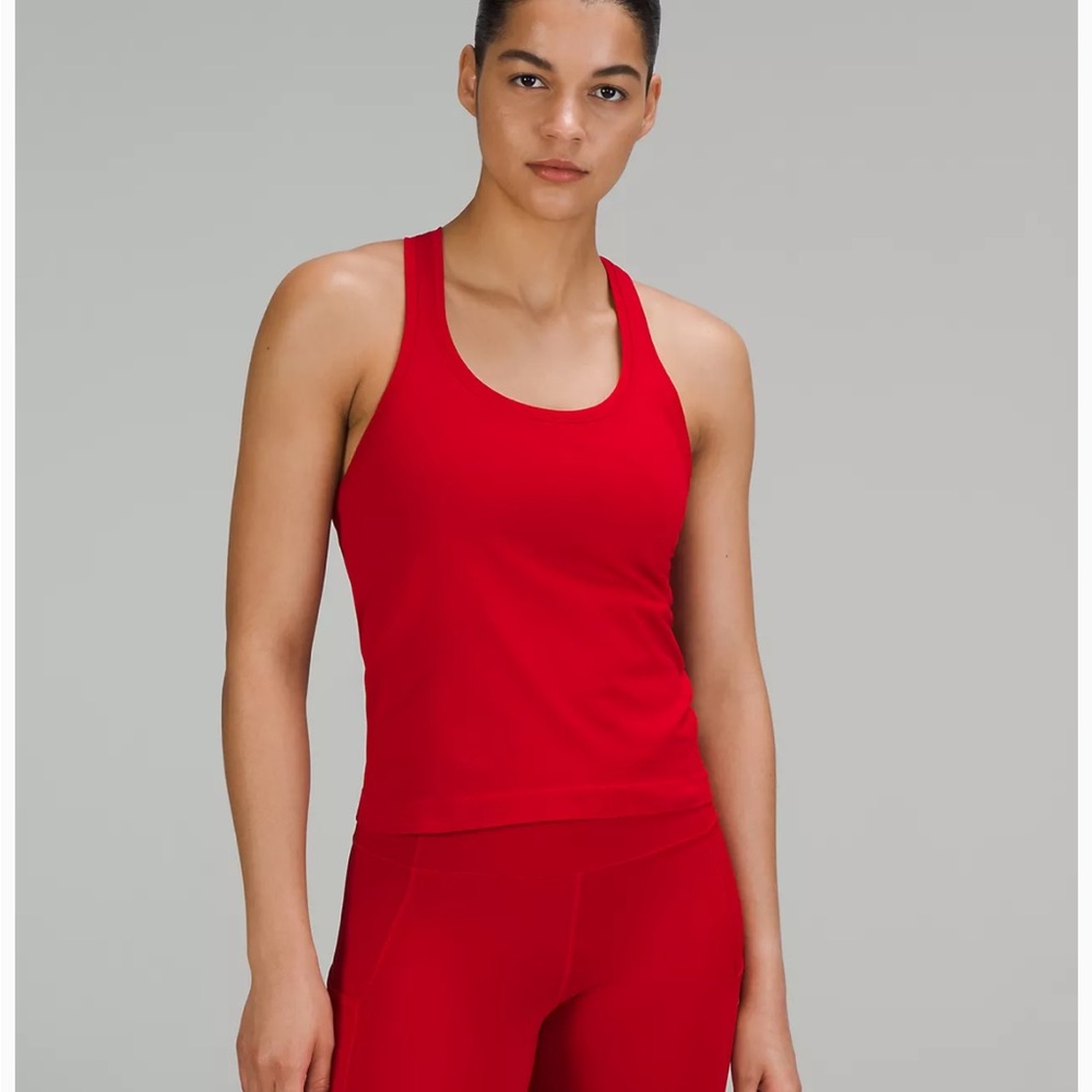 Lulu Lemon Red Racerback Tank Top